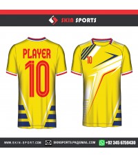 YELLOW JET ARROWS   SOCCER JERSEYS